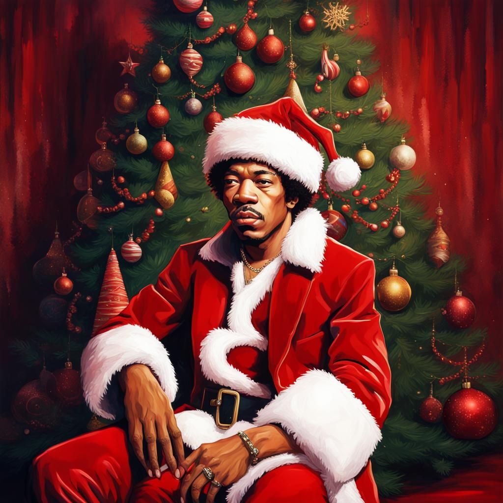 Festive Portrait in Hyperrealistic Style