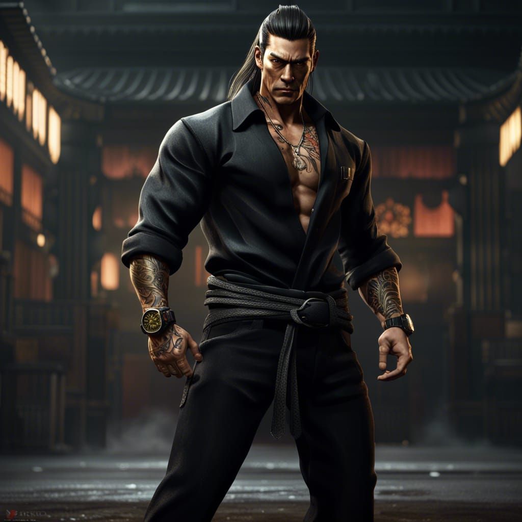 Muscular Yakuza