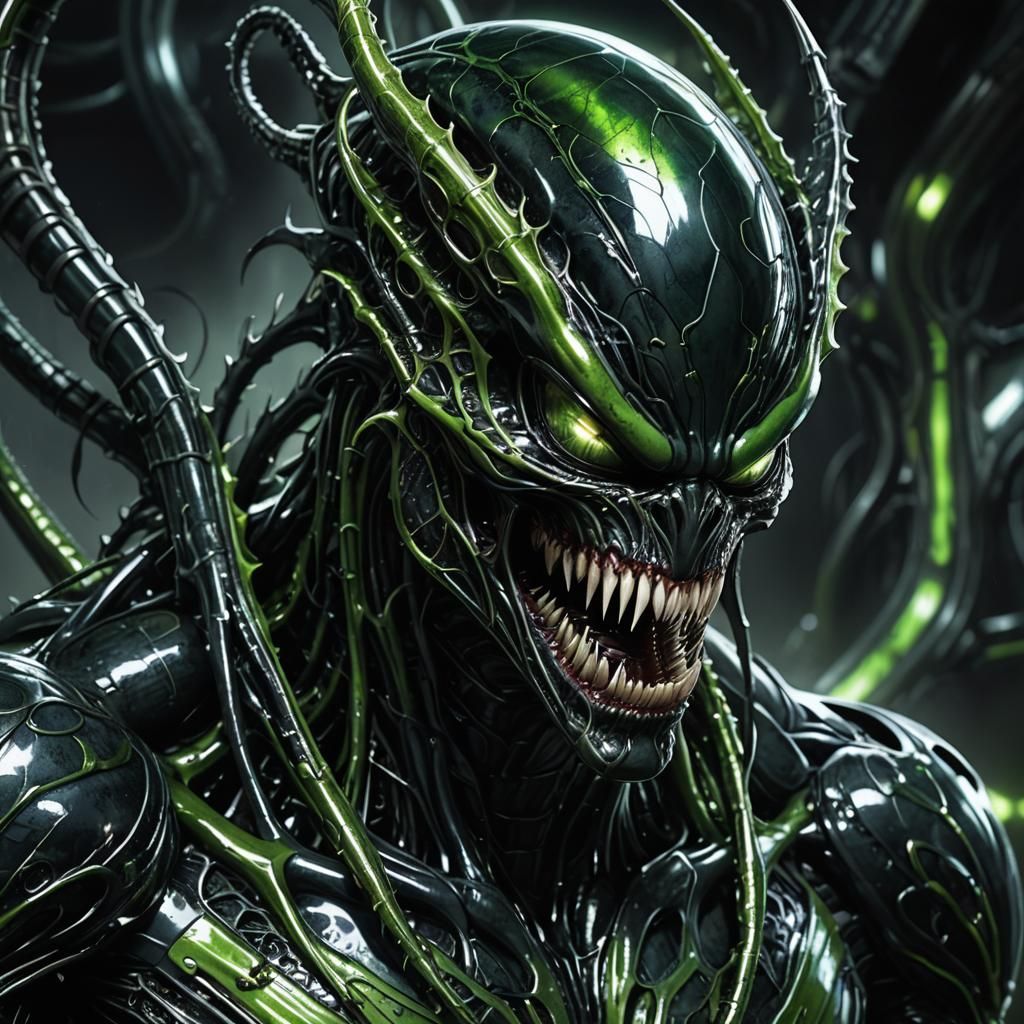 Menacing Alien Symbiote Concept Art