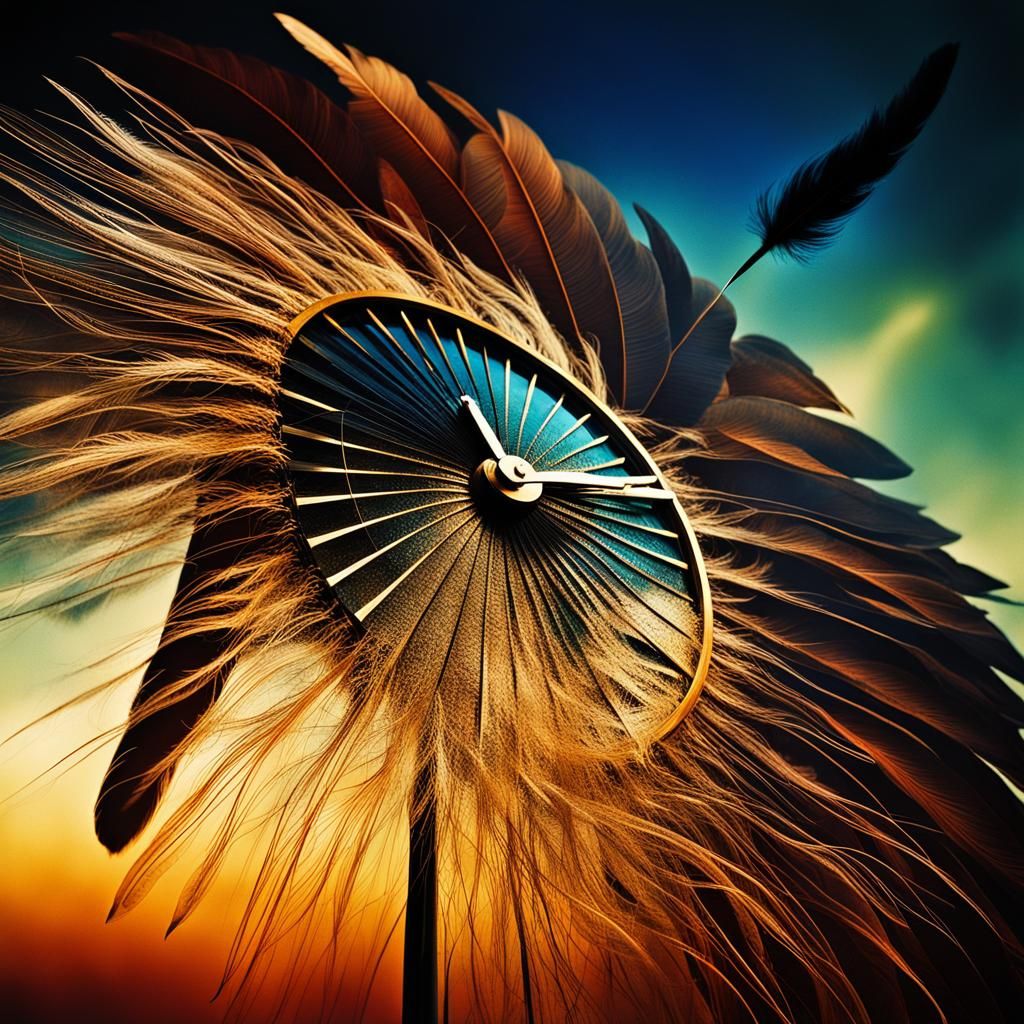 Time Continuum: Delicate Carvings in Hopeful Light