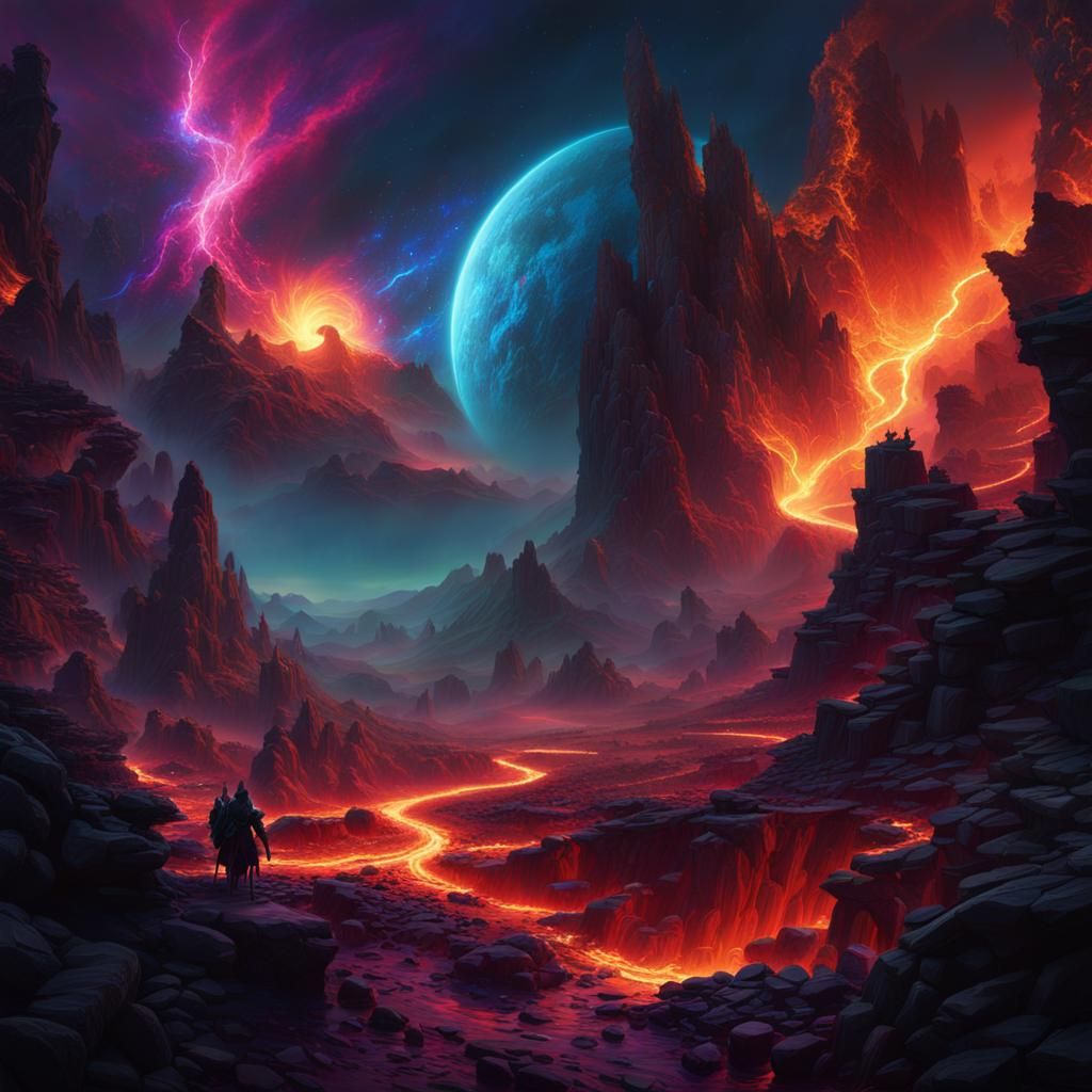 Epic Clash Between Light and Darkness