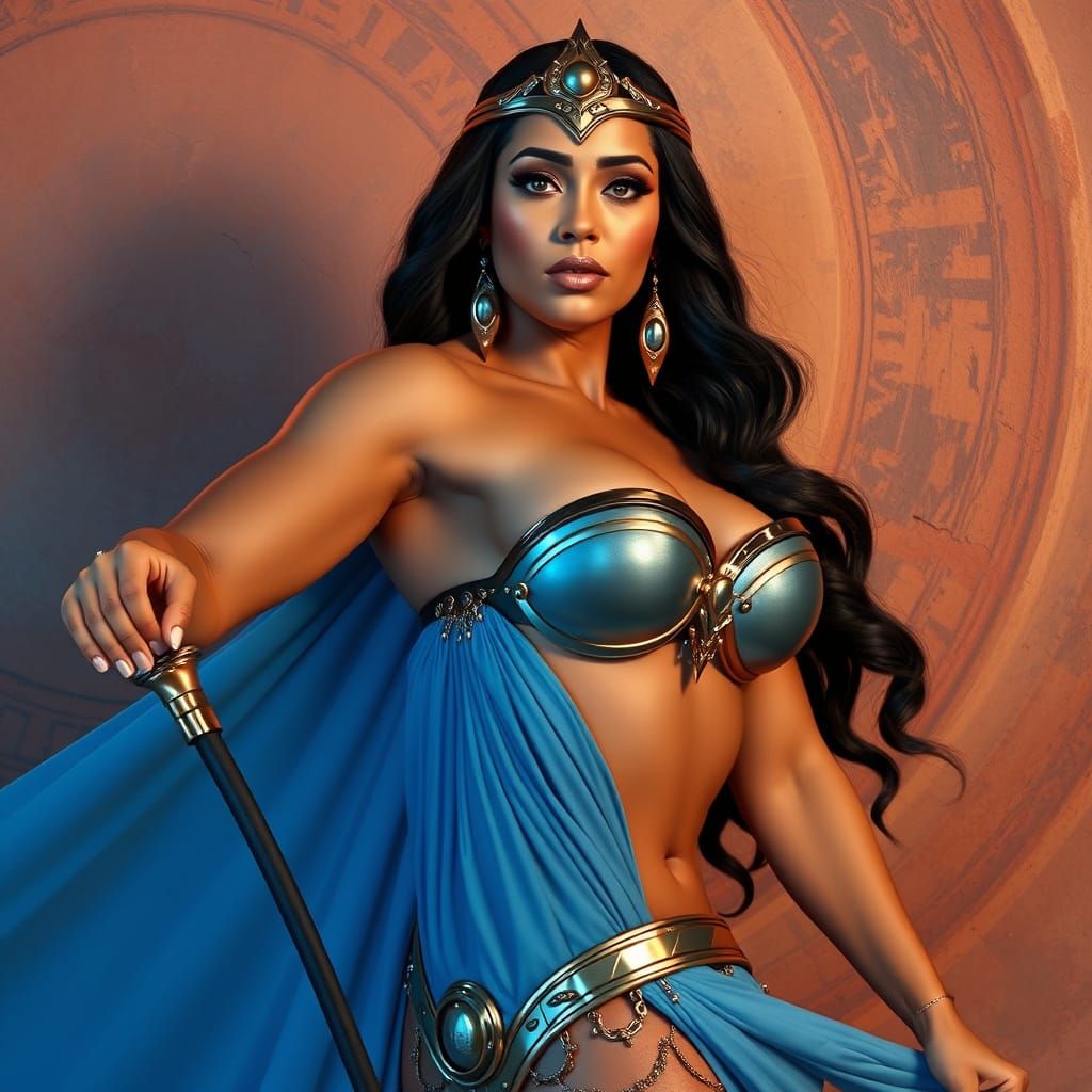 Curvaceous Muscular Deja Thoris, Princess of Mars