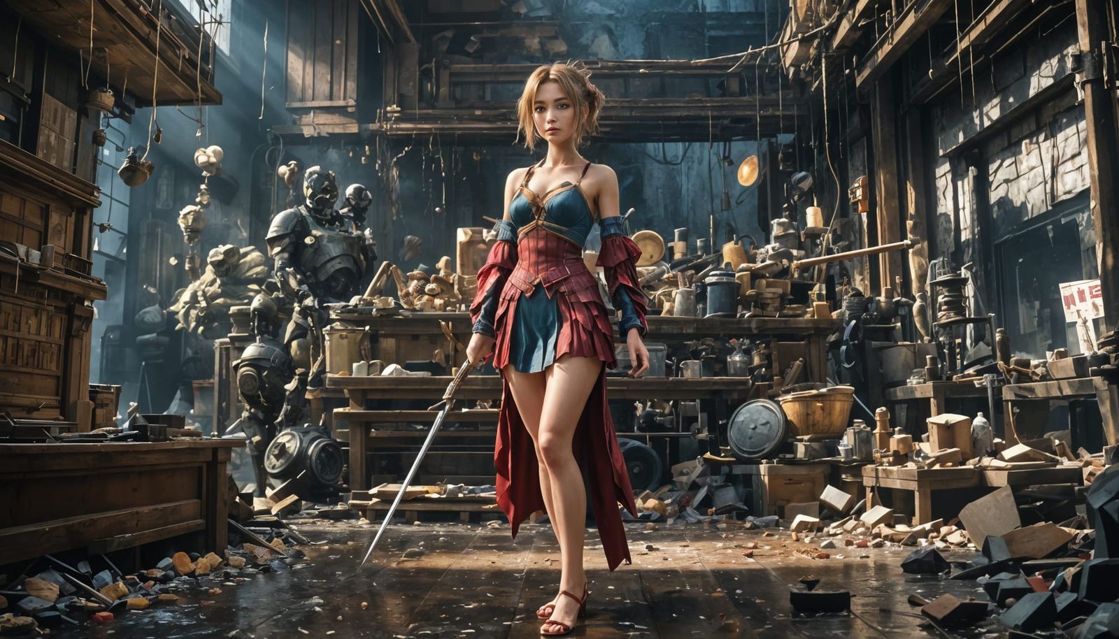 Detailed 3D Anime Movie Still in 8k