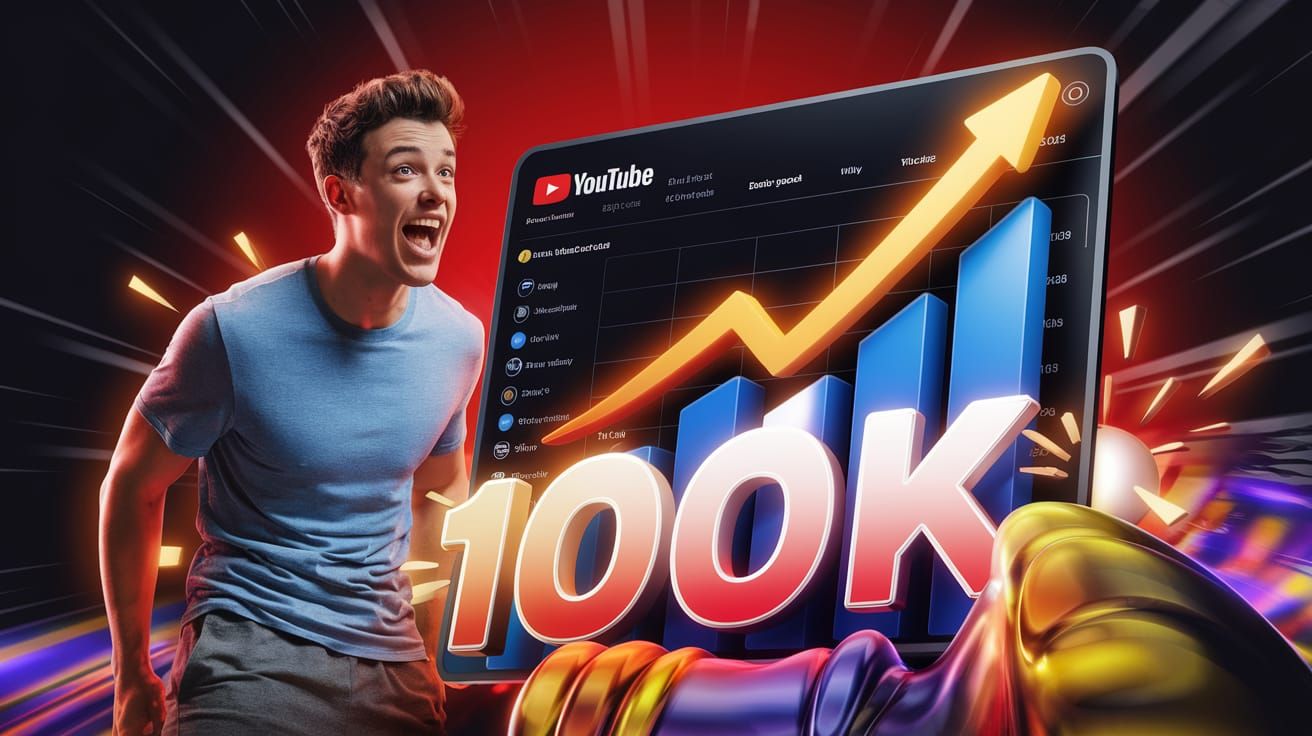 Thrilled YouTuber Reaches 100K Subscribers