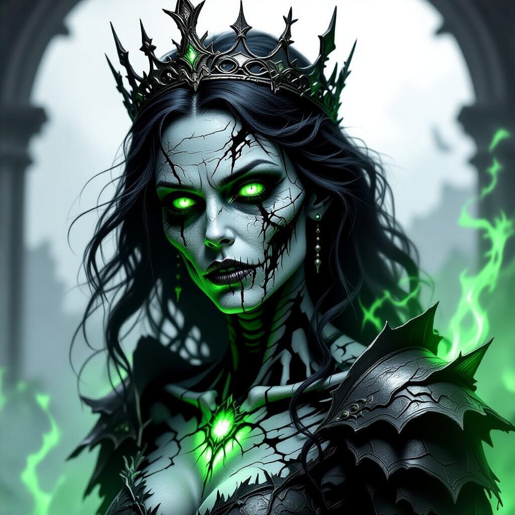 The Ashen Queen: Horrifyingly Beautiful Zombie Villain
