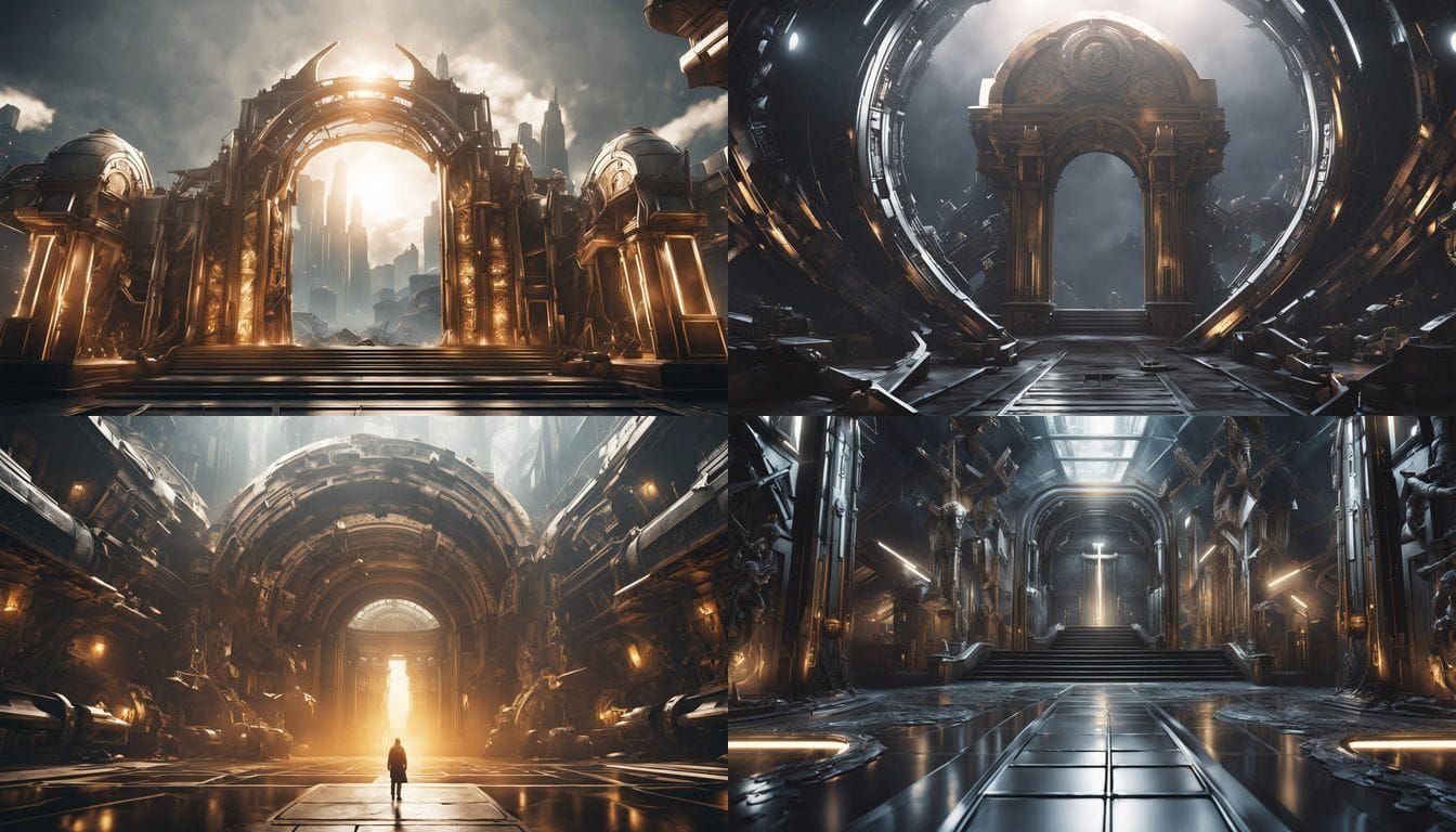 Heavenly Jerusalem Descending with Twelve Gates