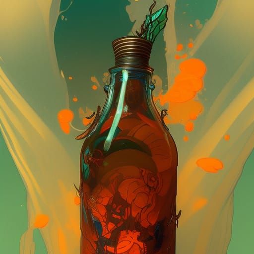 Nightmare in a Bottle: Hyperdetailed Concept Art