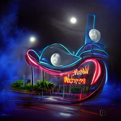 Walt Disney World AI Rendition