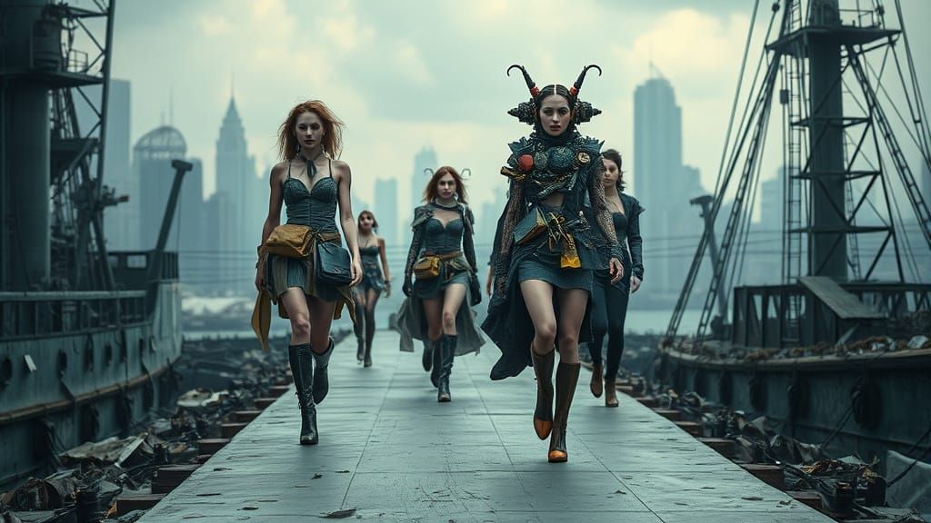 Fashion show in postapo world III