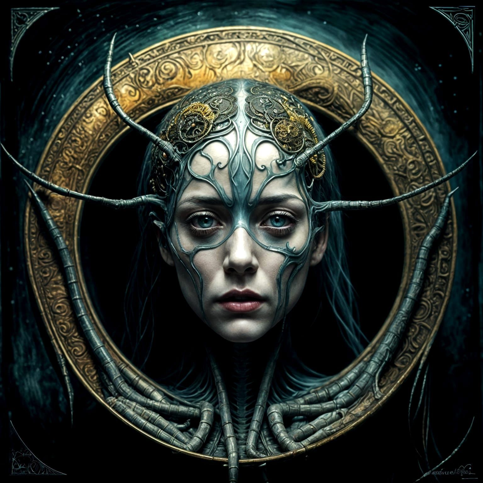 Alien Horror at World's End: Art Nouveau Masterpiece