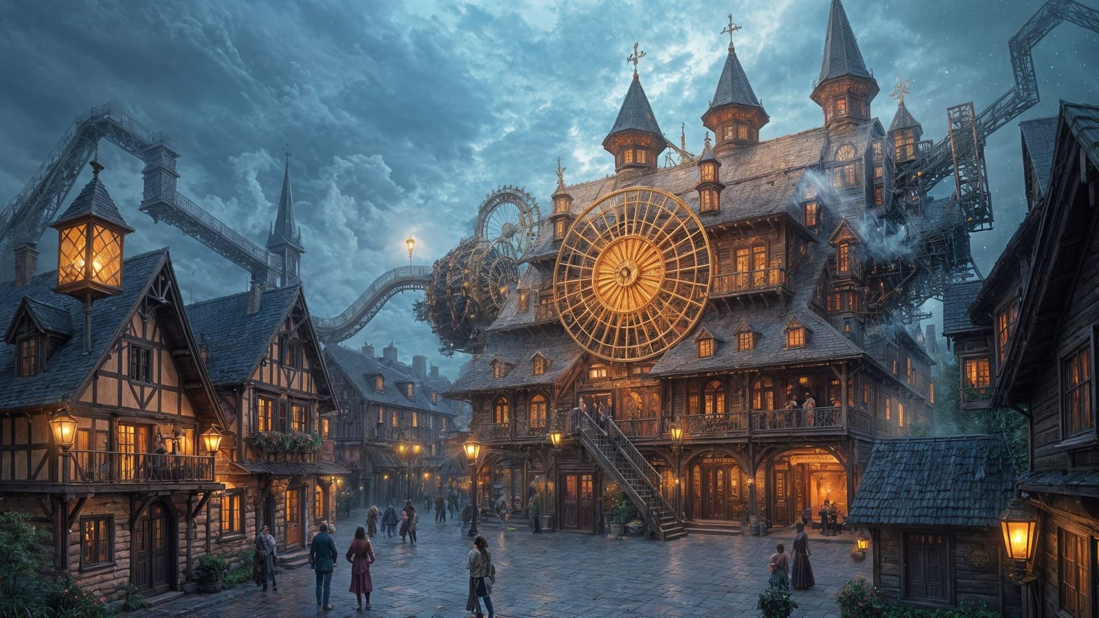 17th Century Hallucination Machine in Ethereal Fantasy Style