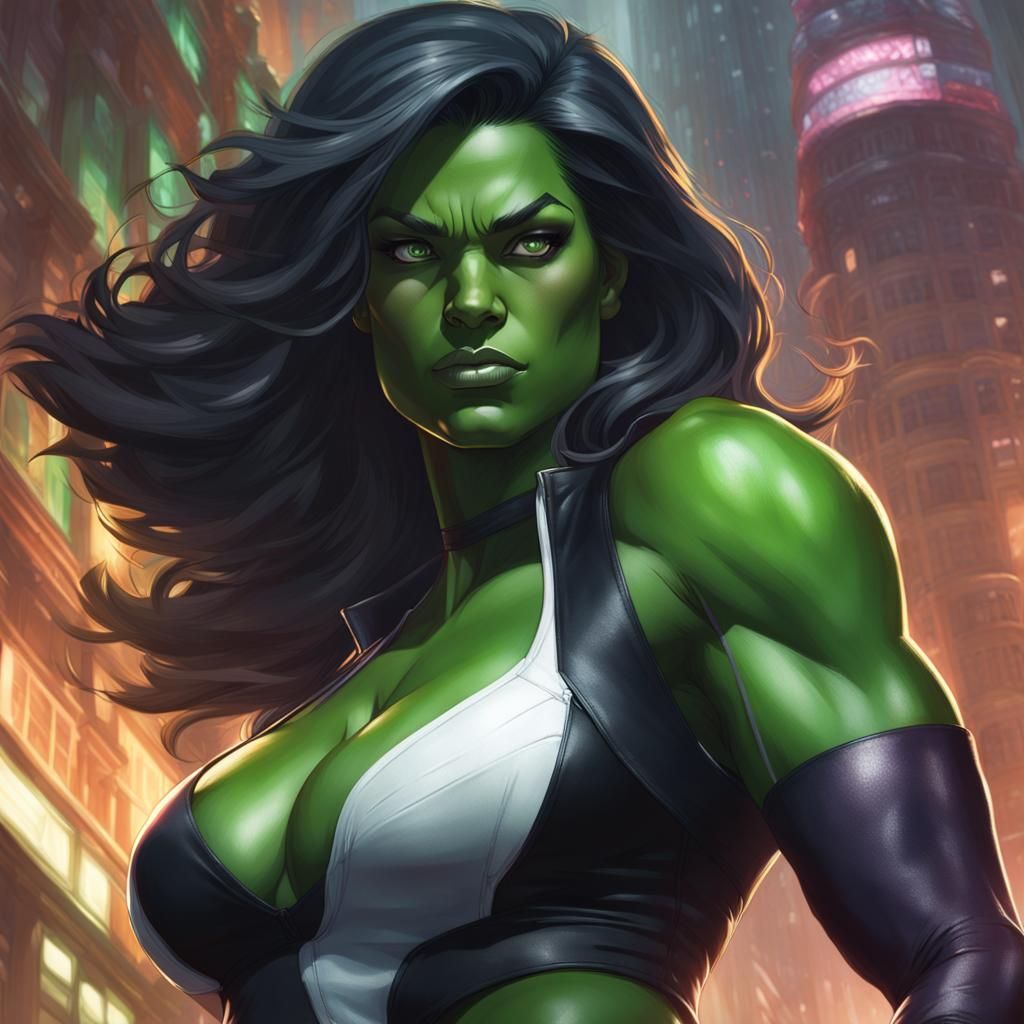 A Beautiful She-Hulk