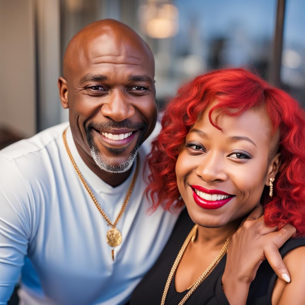 Father and Daughter: A Portrait of Joyful Elegance