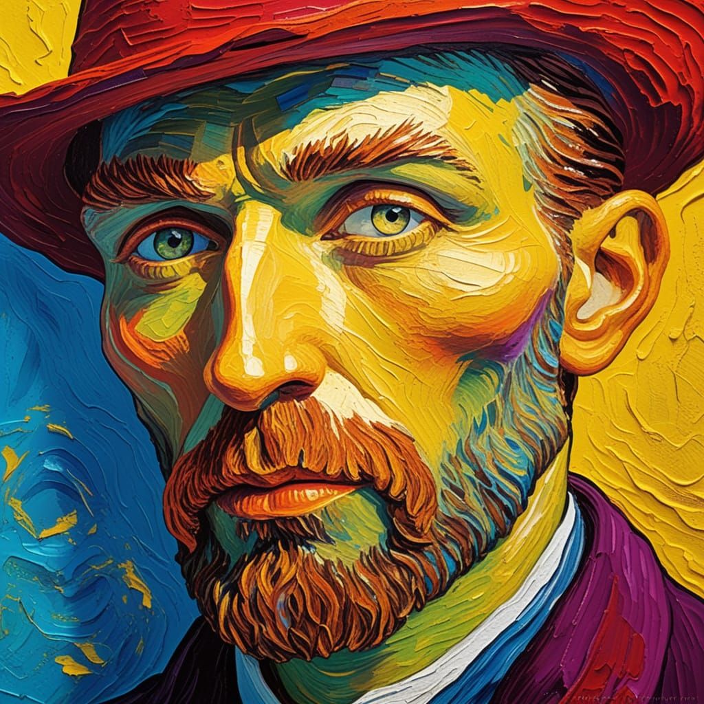 Fauvist Masterpiece: Stress in Vibrant Grape Cosmetics