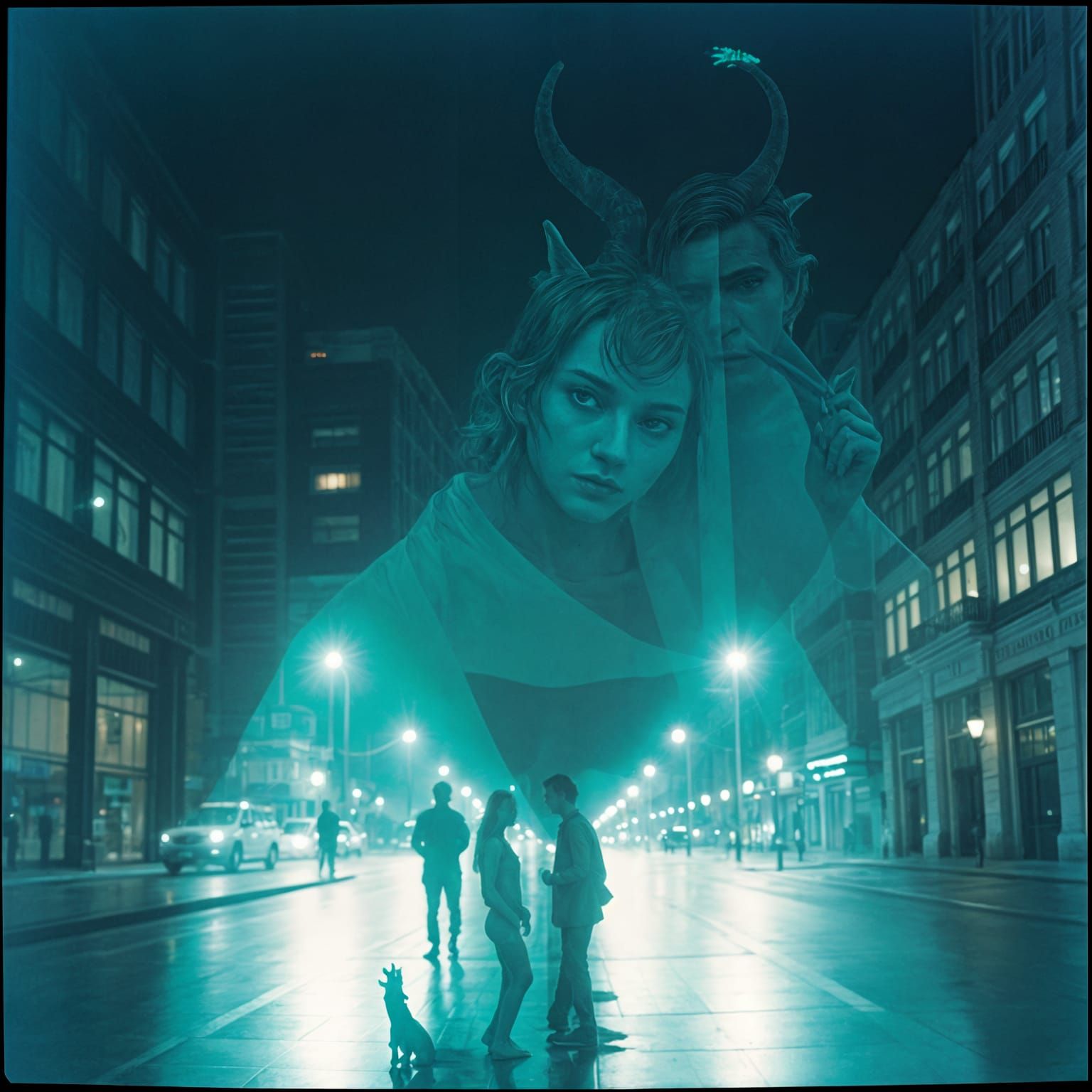 Satyr in the City: Double Exposure Film Still
