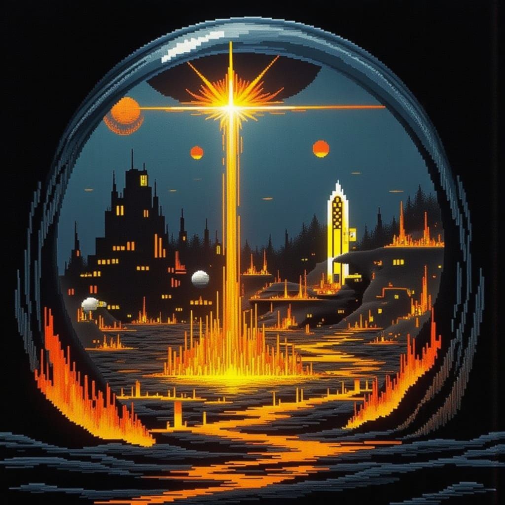 Earth's Core Village in Fire-Resistant Dome