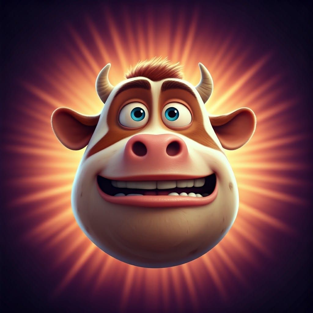 Cowboy Mouth: Pixar-Style 3D Digital Art