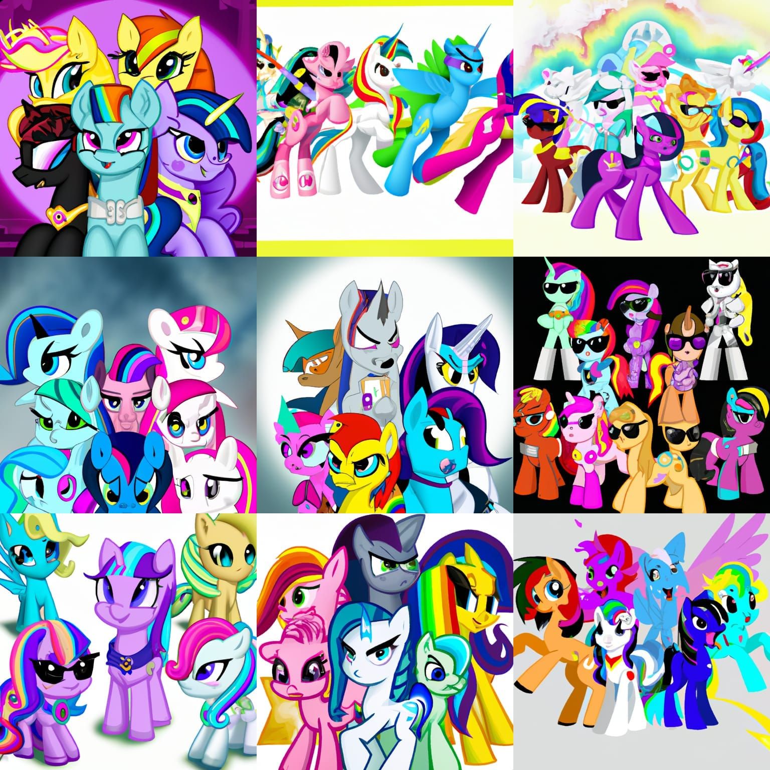 My Little Pony: Mane 6 Power Rangers
