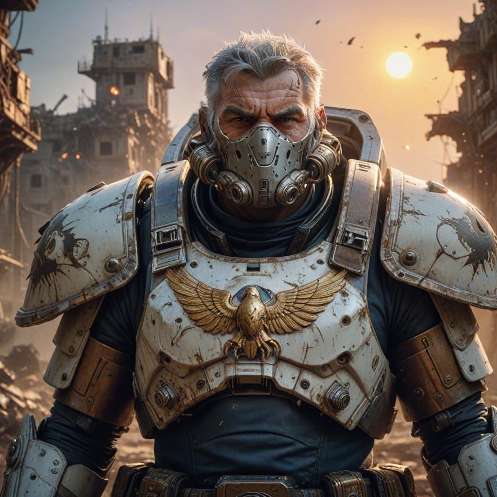 Battle-Hardened Space Marine Commander