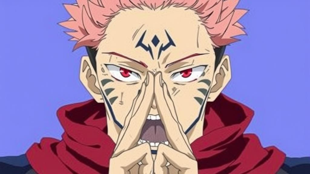 Four-Armed Man with Stomach Mouth in 3D Anime Art