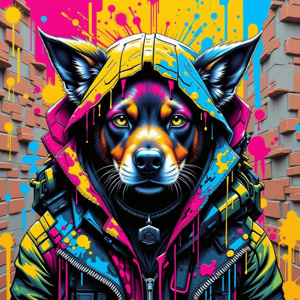 Cyberpunk chien