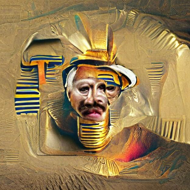 Pharaoh Tutankhamun Portrait: Ancient Egypt