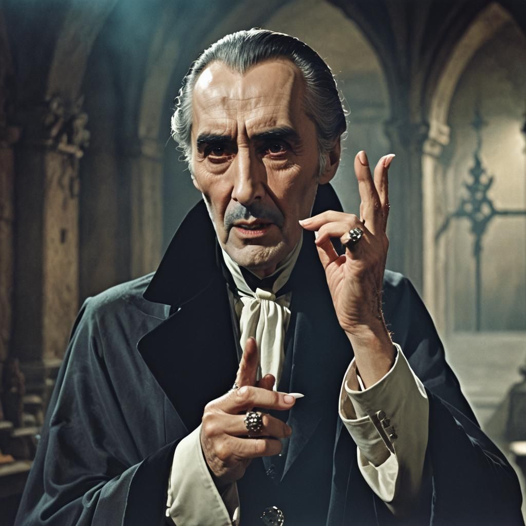 Dracula's Claws: Christopher Lee as the Iconic Vampire