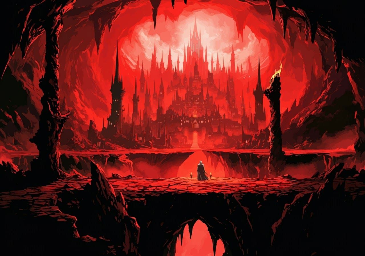 Red Glow Underworld City of Bones, Ayami Kojima Style