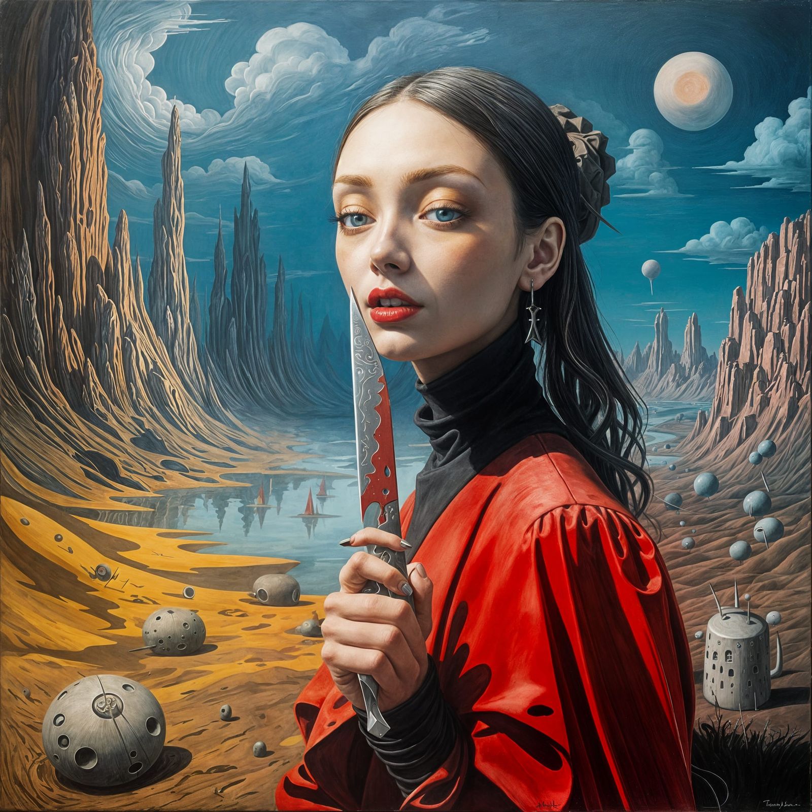 Surrealist Masterpiece of Subtle Knife