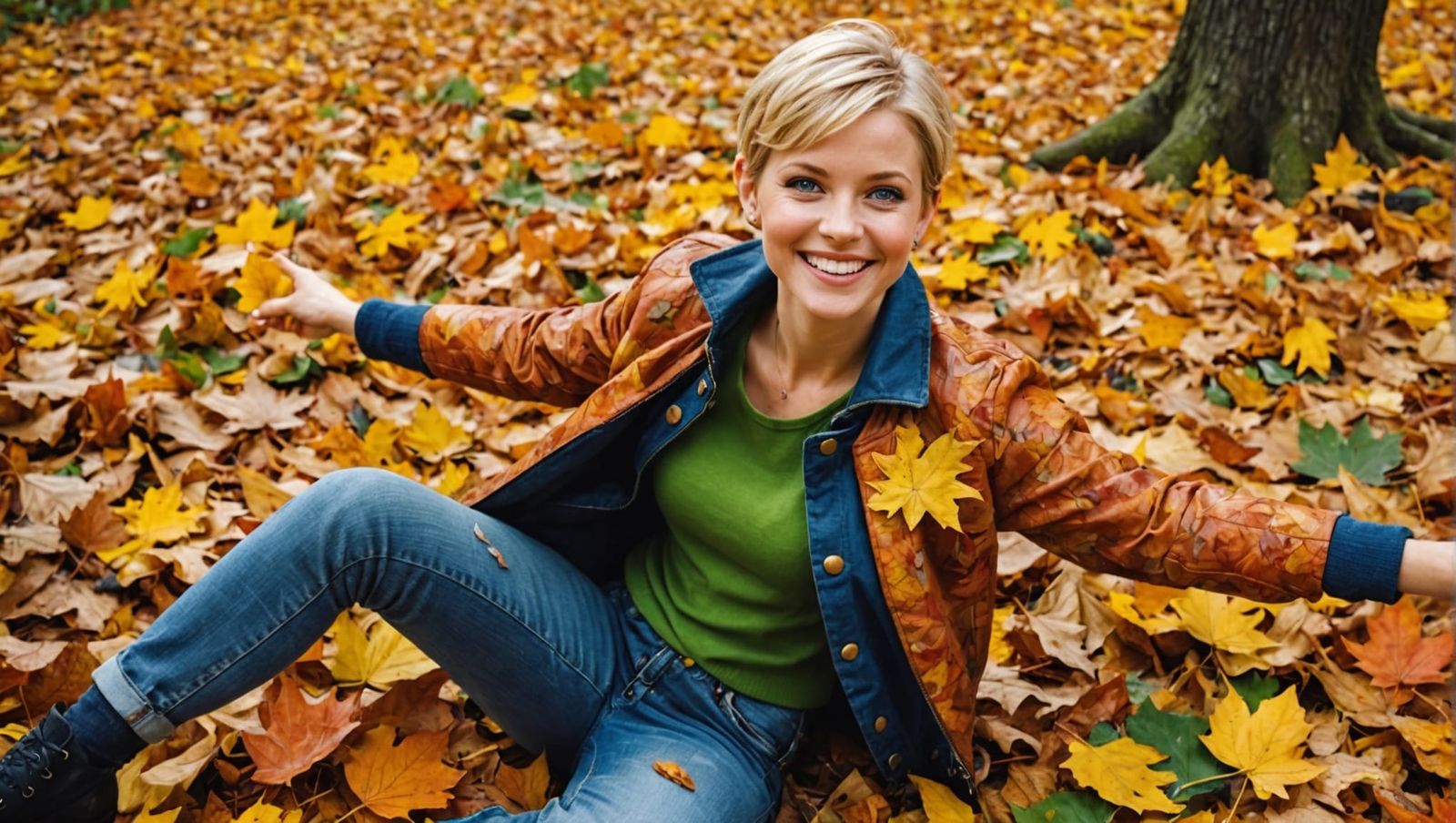 Pixie Goddess Celebrates Autumn Magic