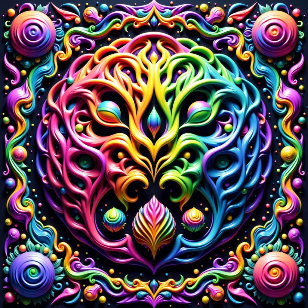 Glossy Rainbow Sign: Evolved From Other'z Art'z