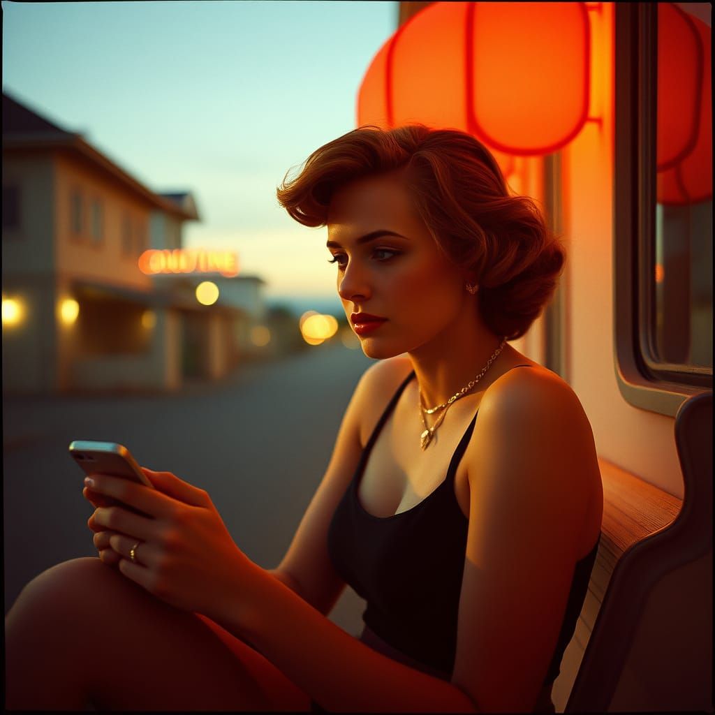 1950s Cinematic Film Still in Super Panavision 70