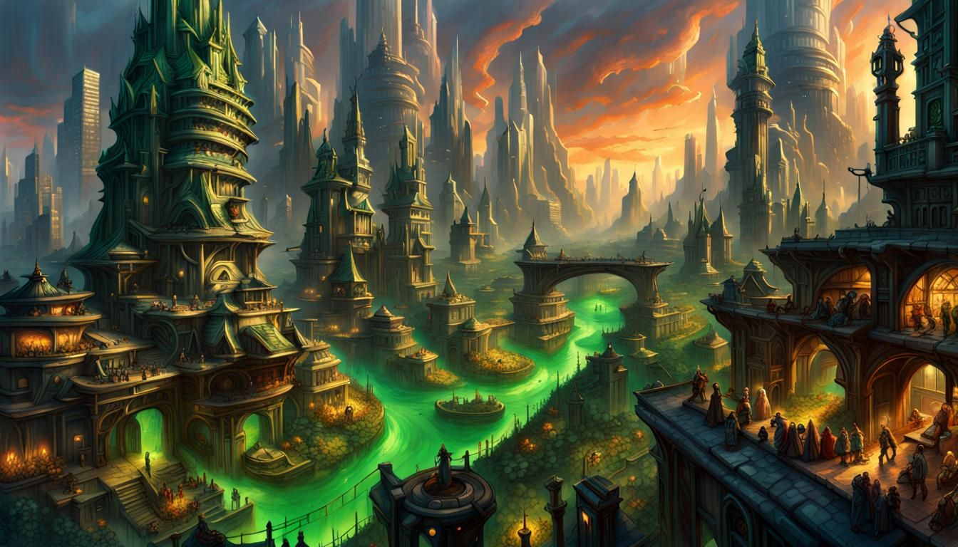 Utopica, where Elves, Dwarves, Orcs, Trolls and Humans live ...