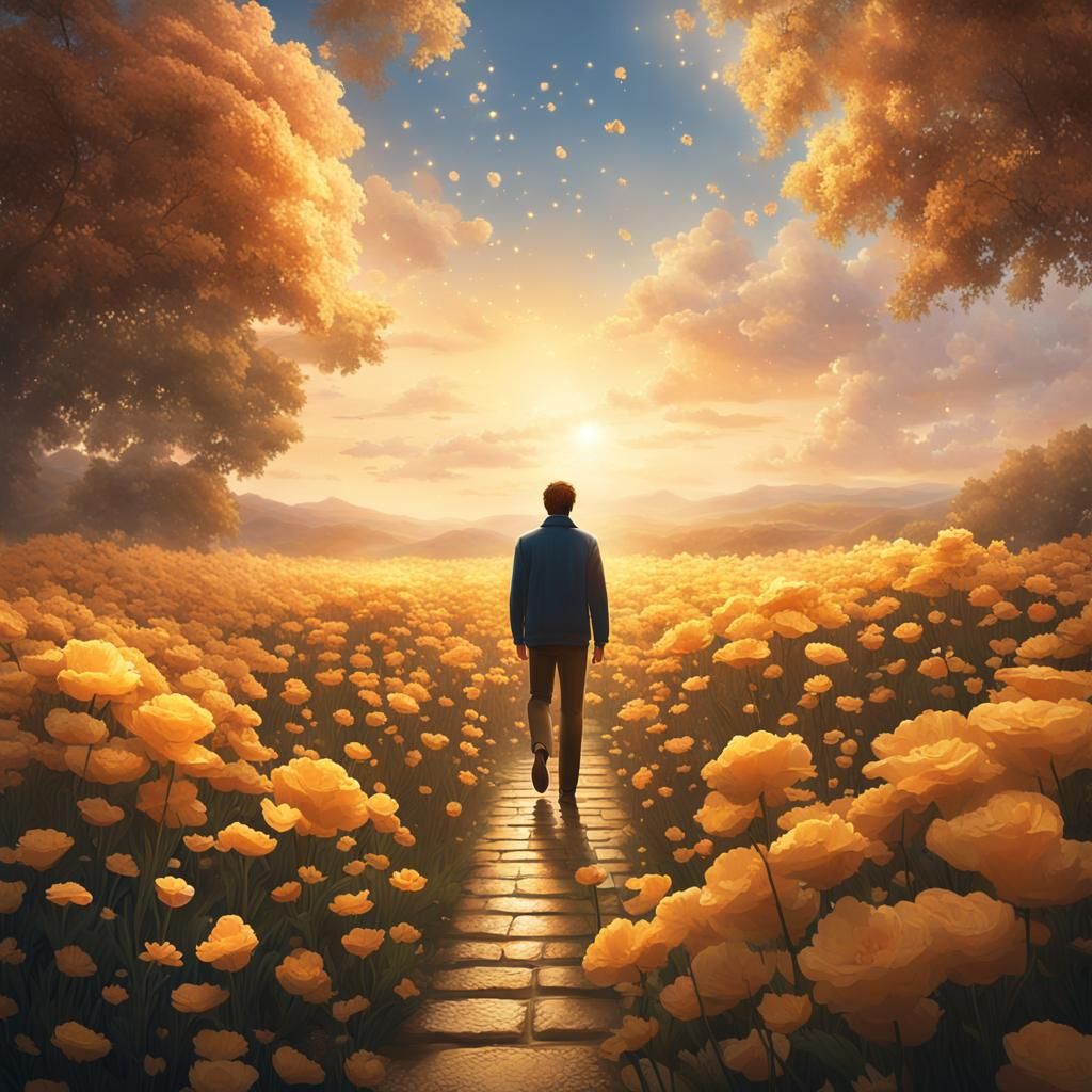 Realistic Vision of Heaven: Man's Arrival