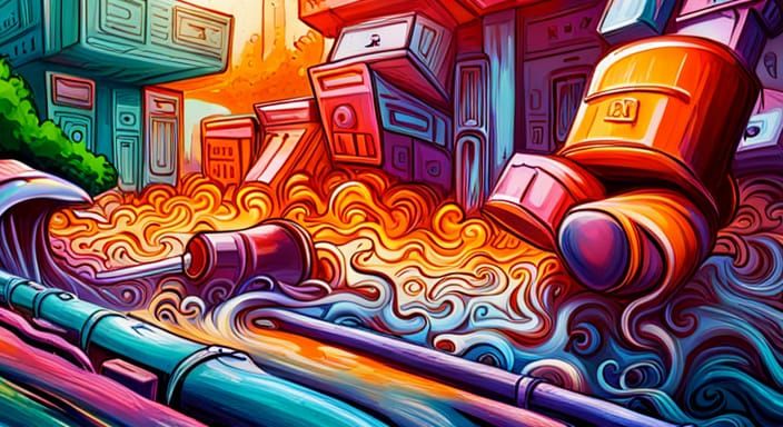 Colorful Polychromatic Graffiti Art in Ultra Quality