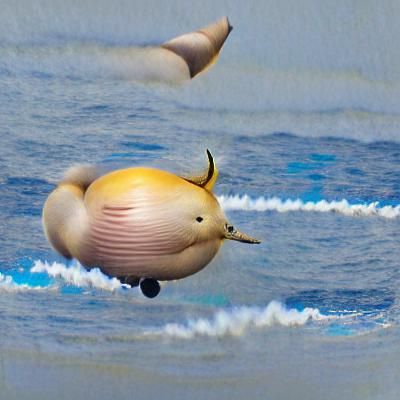 Abstract AI Image of Something Flying