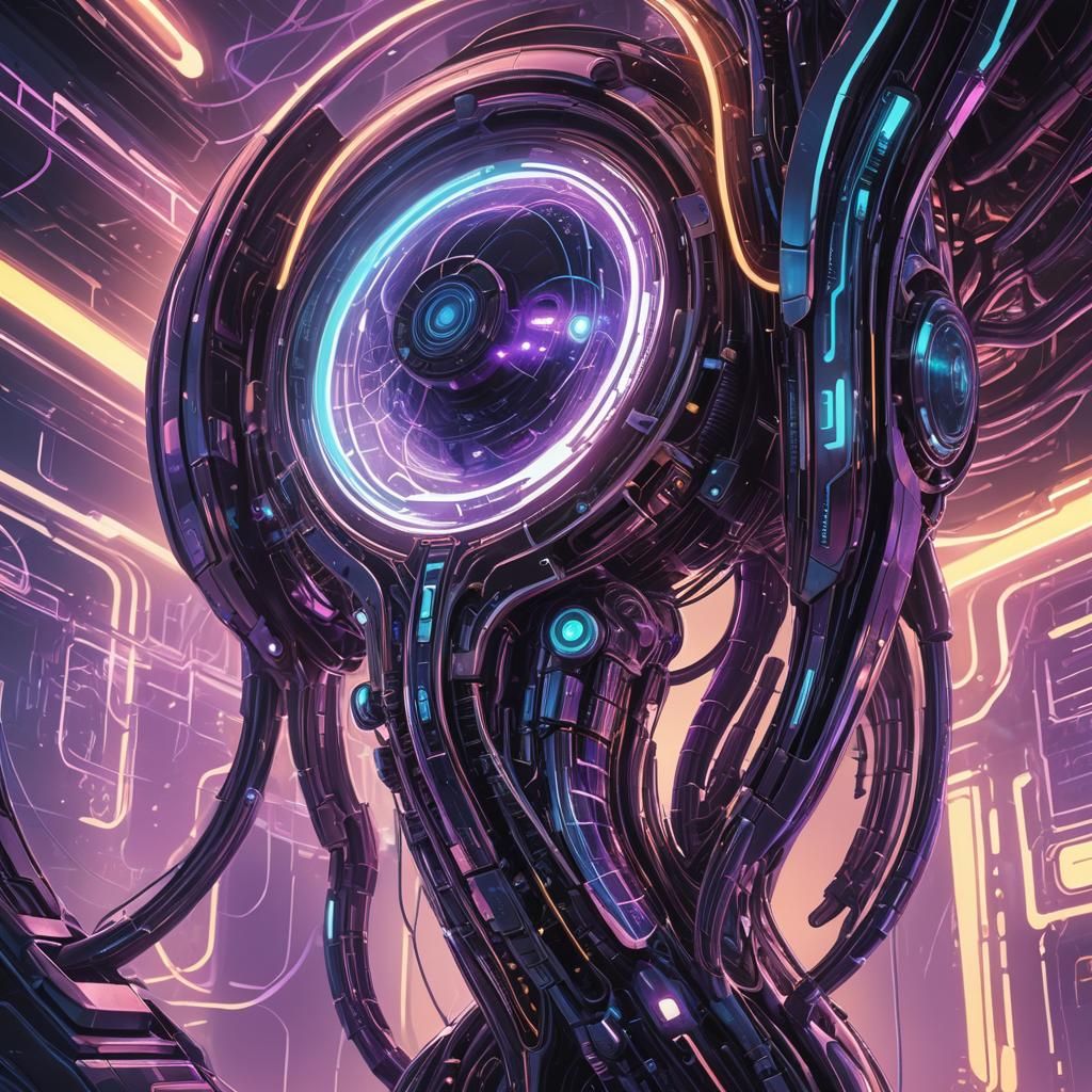 Iridescent Electronic Device with Biomechanical Design