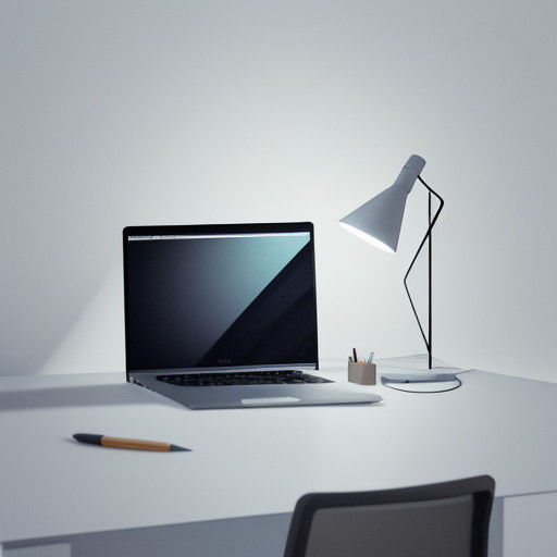 Surreal Low-Poly Drawing Studio in Pastel Hues