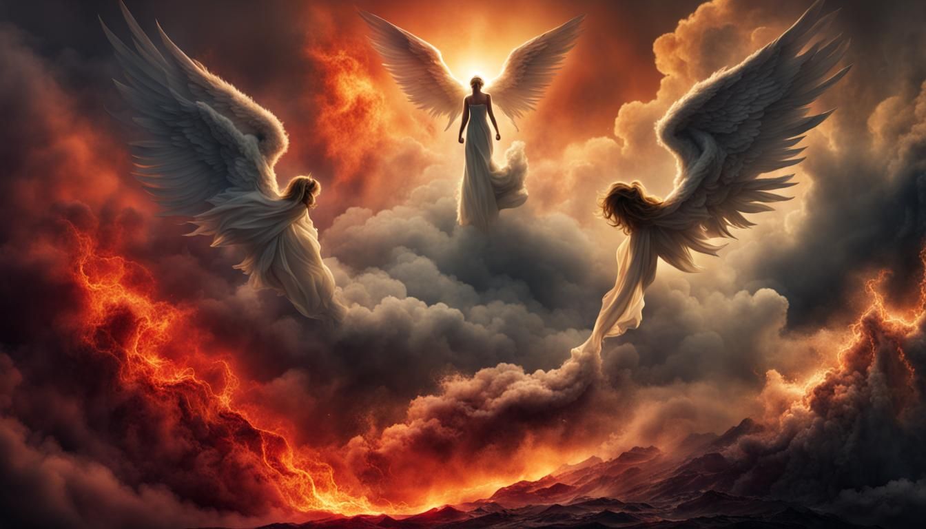 Heaven and Hell Collision: An Epic Battle