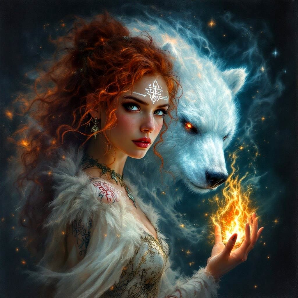 Northern Princess Empowered by Majestic Spirit Bear
