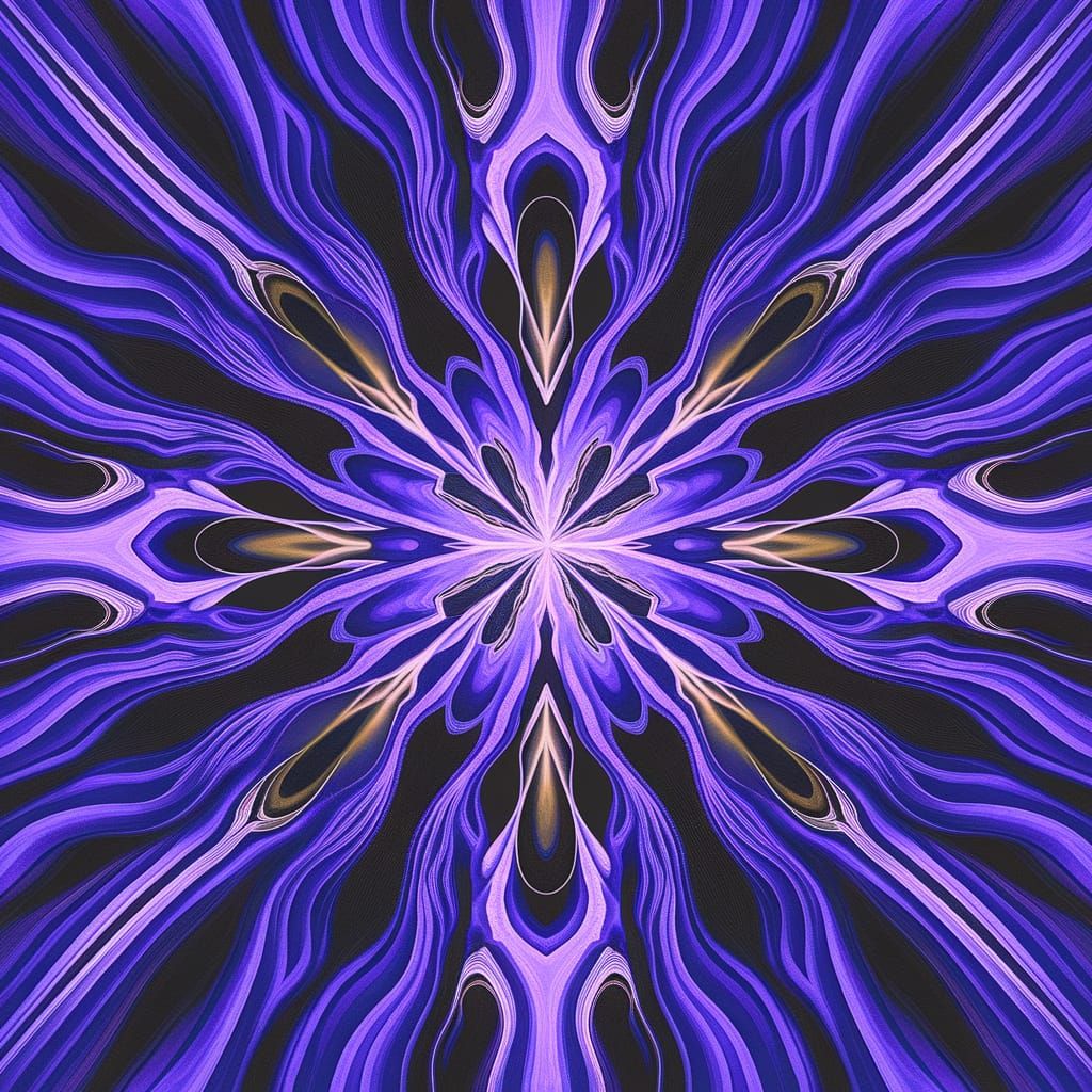 Dull Purple Magical Aquamarine Texture Painting