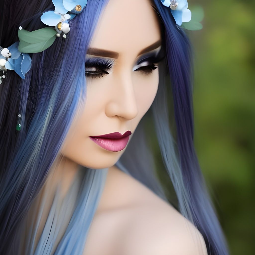 Detailed Elf Portrait in Digital Illustration Style