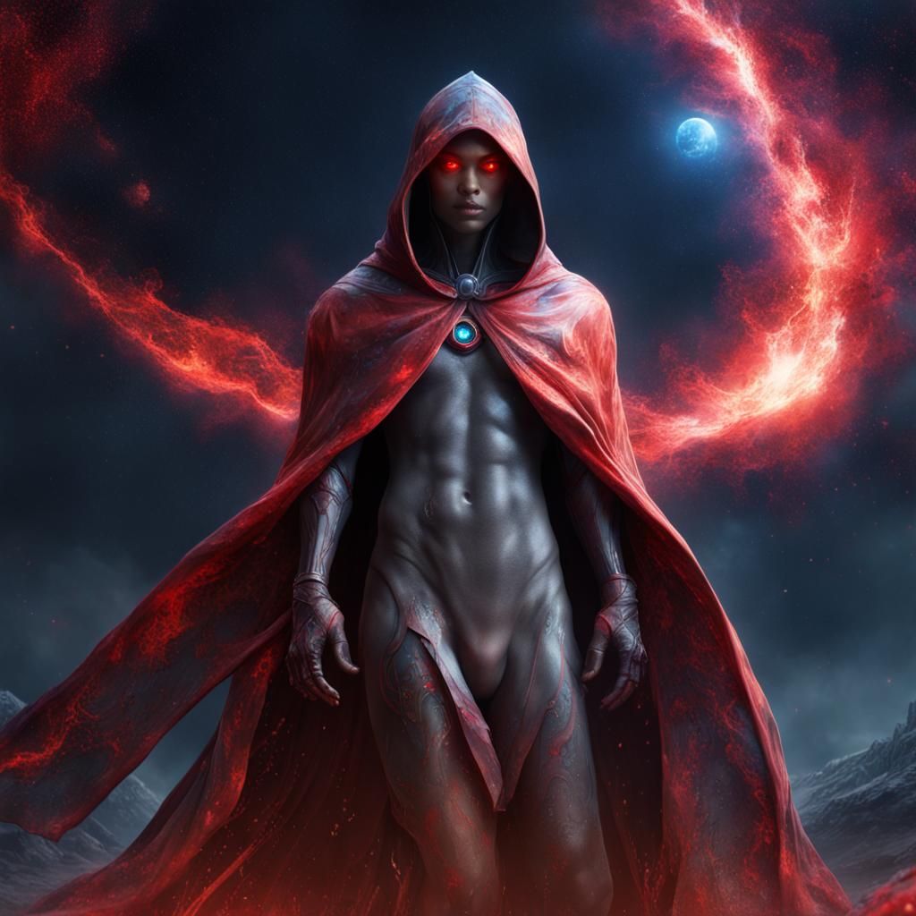 Galactic Cloak: Detailed Fantasy Art in 8K