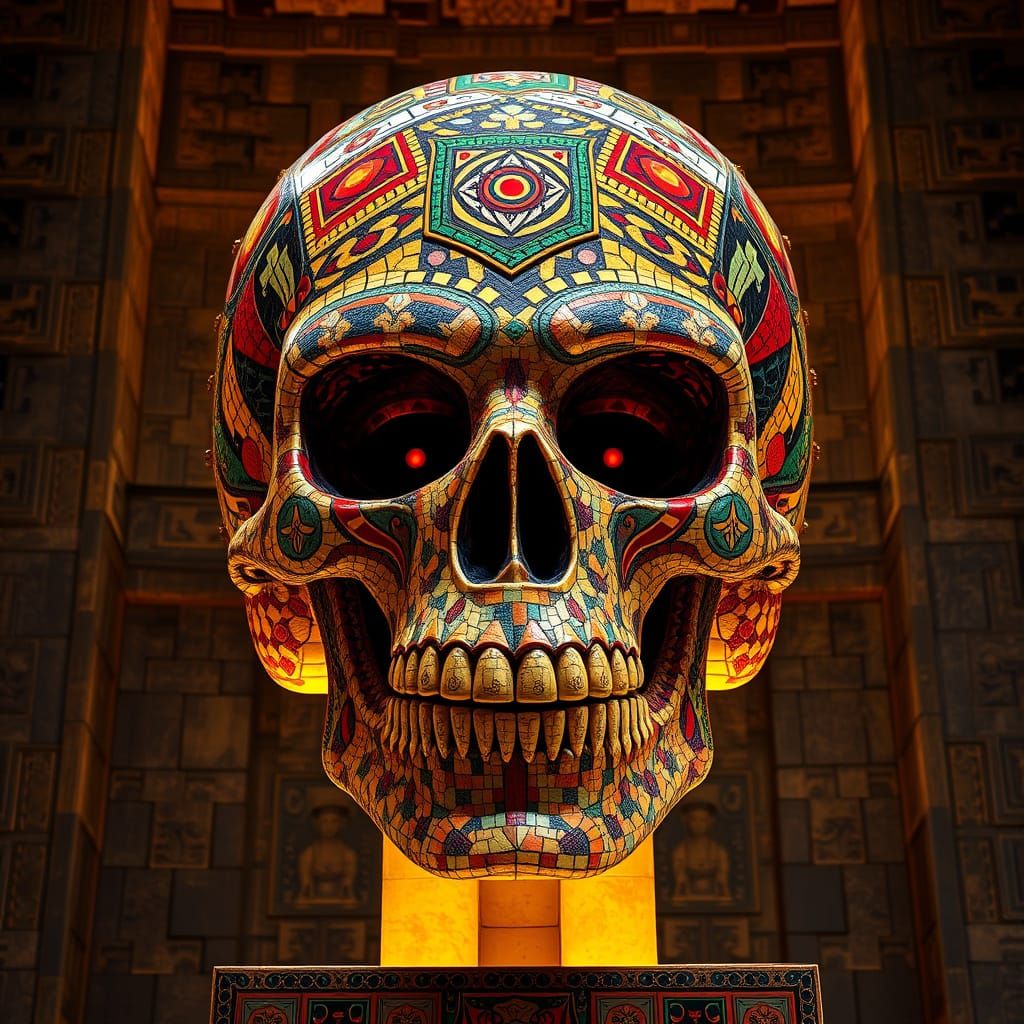 Mosaic Skull #3