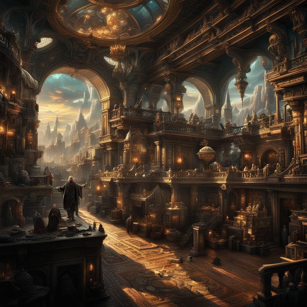 Epic Cinematic Digital Painting of a Dramatic Character