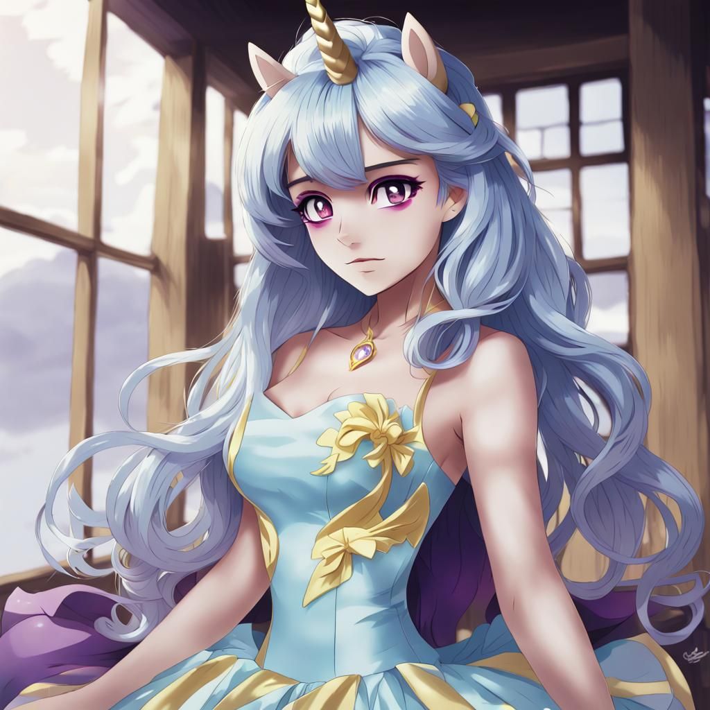 Sapphire Shores Pony in Anime Style