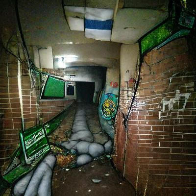 Classroom Scene with Blackboard Equations