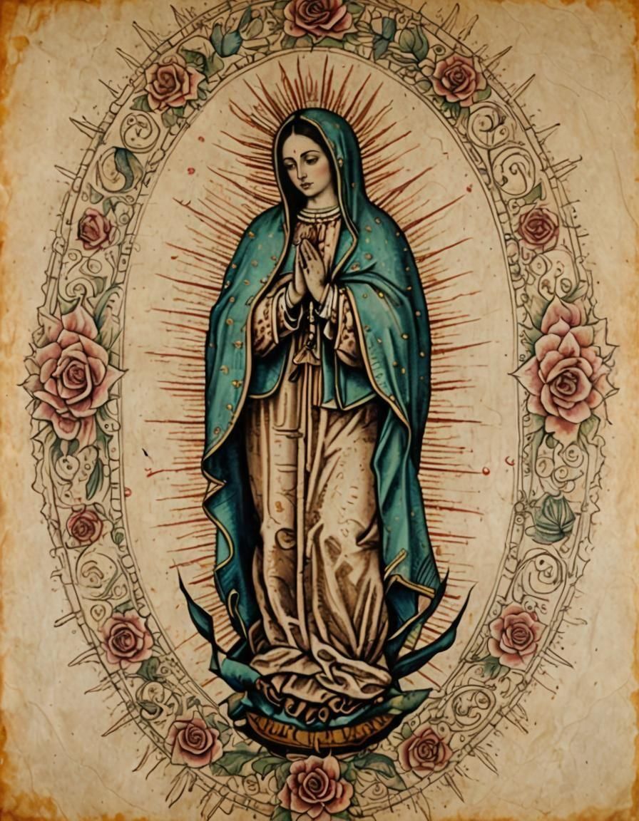 Our Lady of Guadalupe in Renaissance Style