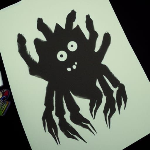 AI Generated Shadow Monster
