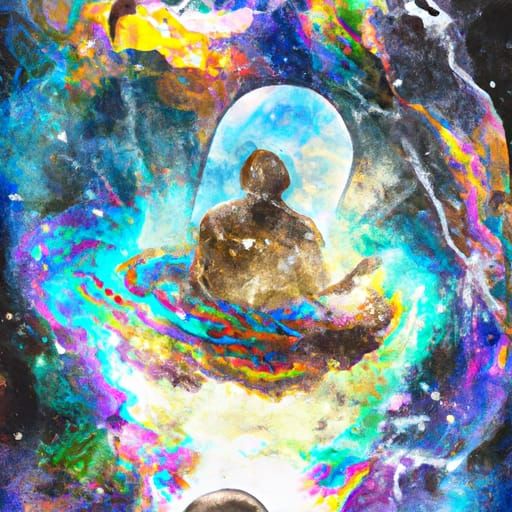 Holographic Space Oddity in Astral Cosmic Style